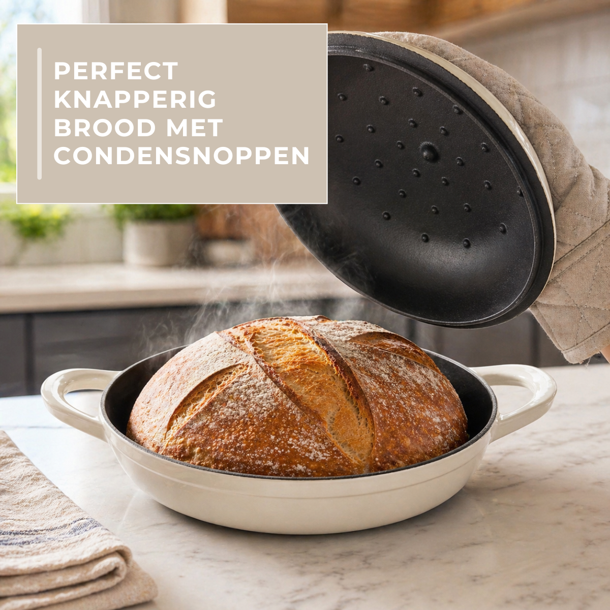 Broodpan Gietijzer Emaille ⌀ 26cm 16H