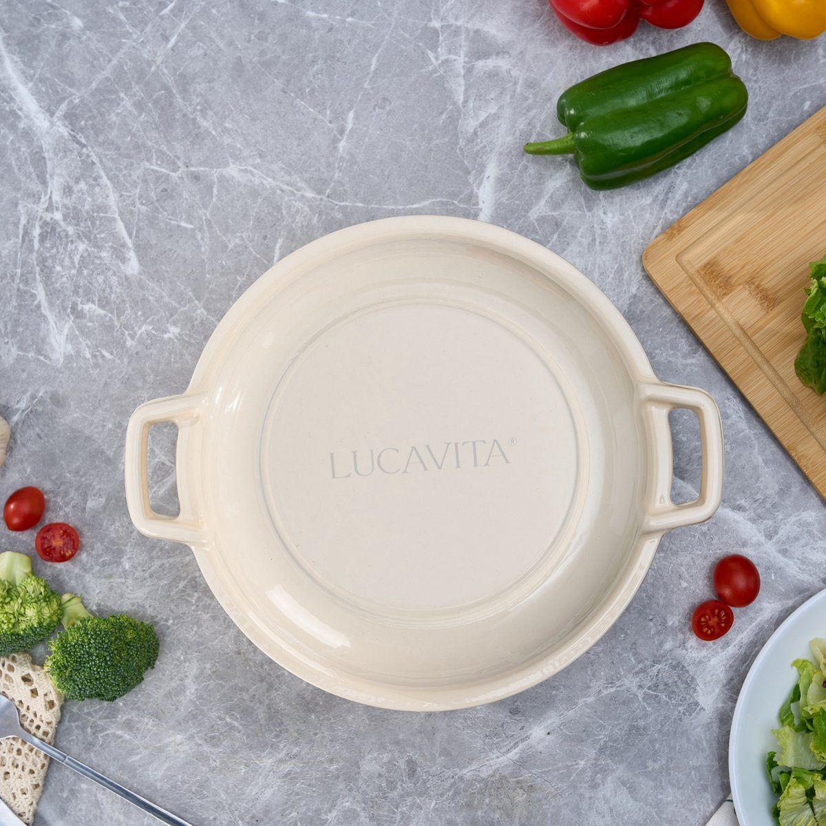 Braadpan Gietijzer Emaille 5.0L