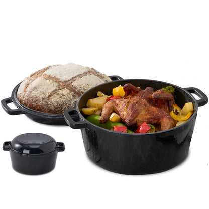 Braadpan Gietijzer Emaille 5.0L