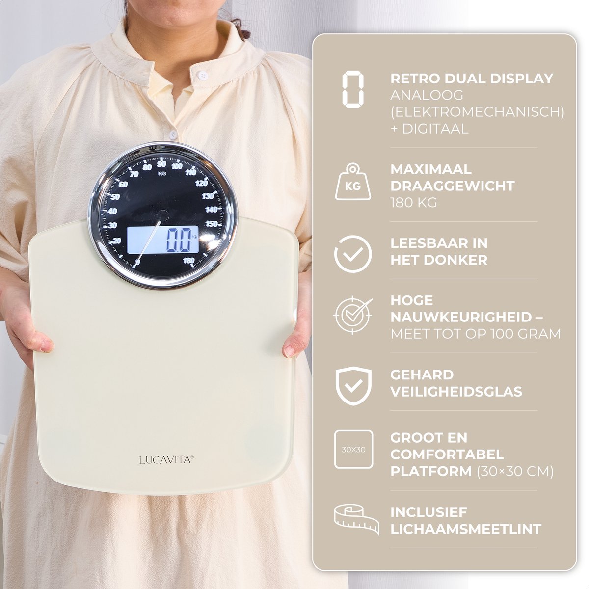 Personenweegschaal Dual Display