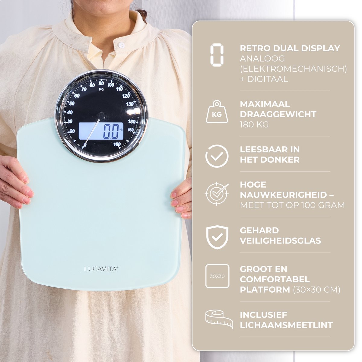 Personenweegschaal Dual Display